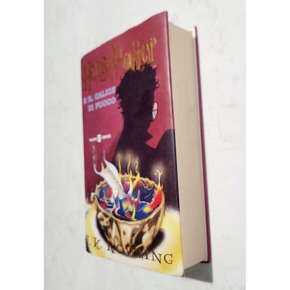 HARRY POTTER E il Calice di Fuoco Italian Hard Cover w DJ Goblet of Fire Book - Picture 10 of 12